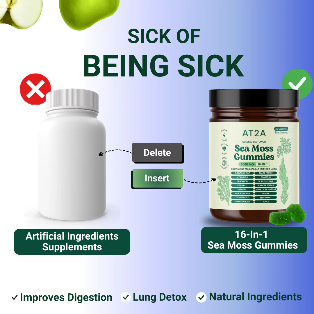 AT2A Sea Moss 16-In-1 Gummies