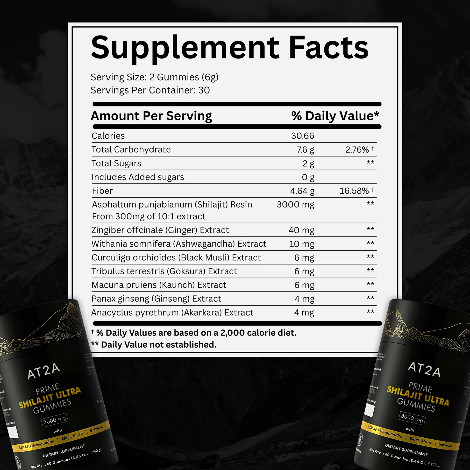 AT2A PRIME SHILAJIT ULTRA GUMMIES